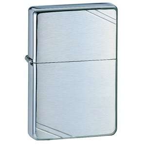  Zippo   Vintage Brush Finish Chrome