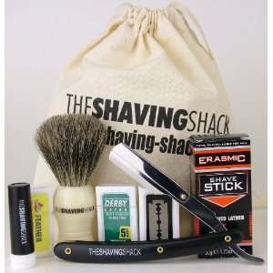 Shaving Shack Shavette Razor Shaving Kit  Health 