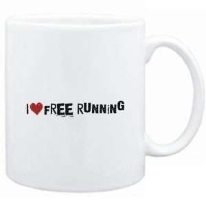  Mug White  Free Running I LOVE Free Running URBAN STYLE 