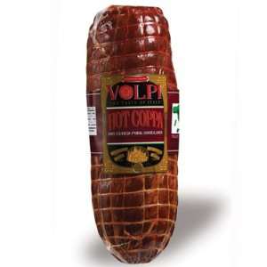 Volpi Dry Cured Hot Coppa   approx. 3 lb  Grocery 
