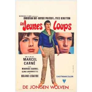  Young Wolves (1968) 27 x 40 Movie Poster Belgian Style A 