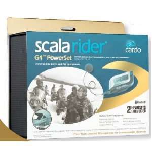    CARDO SCALA RIDER G4 POWERSET BLUETOOTH//FM HEADSETS Automotive