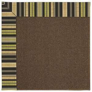  Capel Zoe Java Sisal 2007 Charcoal Stripe 350 4 x 6 Area 