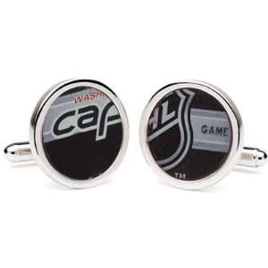  Tokens and Icons NHL Game Used Hockey Puck Cufflinks 