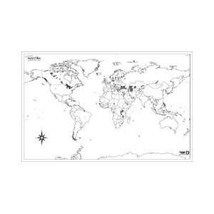  Educational Insights ReMARKable Laminated World Map Toys & Games