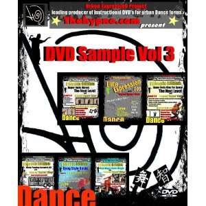   DVD Sample Vol 3 DVD   Hip Hop / Popping Dance Style 