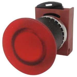  P9MER4RN Pushbutton,22mm,Momen,Turn Release,Red