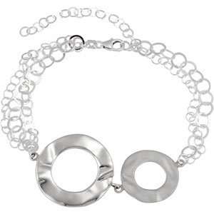  Elegant and Stylish 07.50 inch Fashion Link Bracelet with 