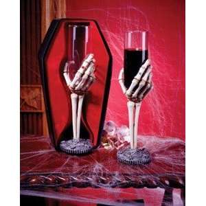  Skeleton Hand Wine Glass