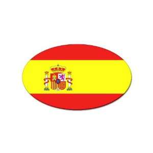  Spain Flag Oval Magnet
