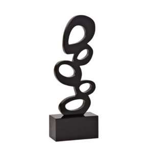  Torre & Tagus Loop Sculpture, Black