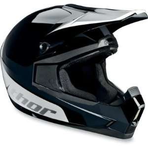   Quadrant Helmet , Color Black/White, Style Bio, Size Md 0111 0651