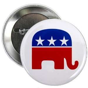  GOP Republican Elephant Conservative Politics 2.25 Pinback 