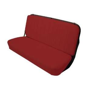  Acme U106P 0511 Front Red Vinyl Bench Seat Upholstery with 