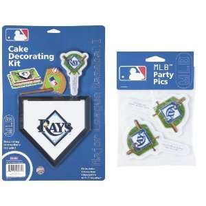  MLB Tampa Bay Rays Lay on Cake/Cupcake Decorations Sports 