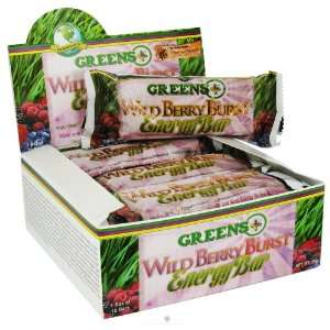  Greens Plus   Energy Bar Yogurt Coated Wild Berry Burst 