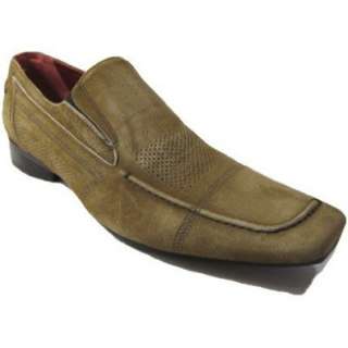  Jo Ghost Mens Leather Suede Slip On Shoe Shoes