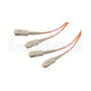   125, Multimode Plenum Fiber Cable Dual SC / Dual SC, 1.0m Electronics