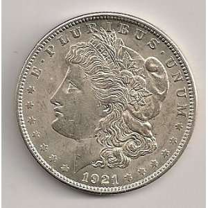  1921 P Morgan Dollar 