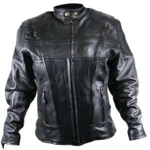  Ladies Vented Premium Leather Scooter Jacket   Size  XL 