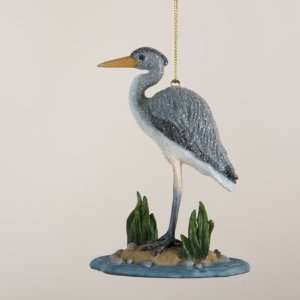   Pack of 12 Glittered Blue Heron Bird Christmas Figure Ornaments 4