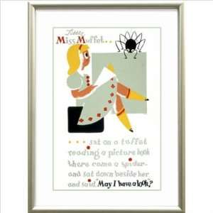  Phoenix Galleries HP674 Miss Muffet Framed Print
