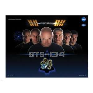 NASA STS 134 Official Mission Poster Poster (24.00 x 18.00)  
