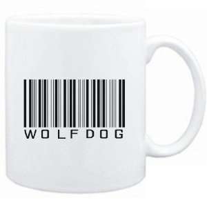  Mug White  Wolfdog BARCODE  Dogs