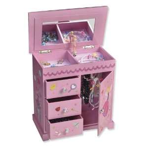  Childrens Pink Fairy Jewelry Box Jewelry