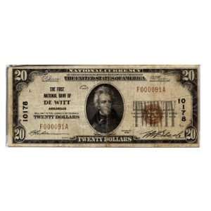   Small Size National Currency Note CH#10178 De Witt