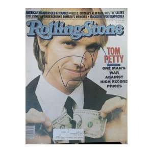  Signed Petty, Tom Rolling Stone Magazine 7/23/81 Sports 