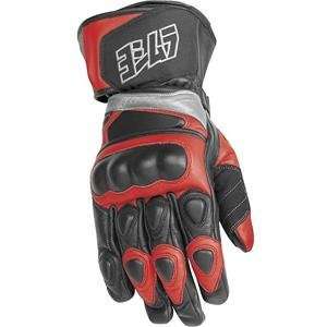  Yoshimura SRS Leather Gloves   Medium/Red/Black 