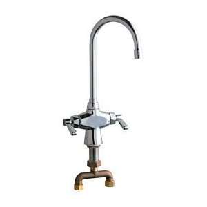   Manual Deck Mounted Single Hole Utility Faucet with Rigid/Swing Goos
