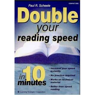  Double Your Reading Speed in 10 Minutes (9780925480941 