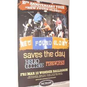   Found Glory Poster   Flyer for 10th Anniversary Tour