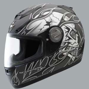 Scorpion EXO 700 Crackhead Helmet   Small/Matte Dark 