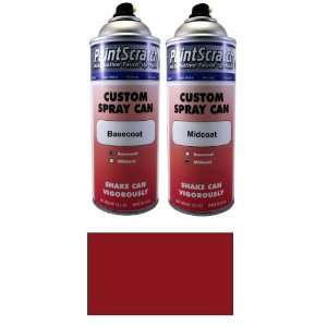 12.5 Oz. Spray Can of Laser Red Pearl Metallic Tri coat Touch Up Paint 