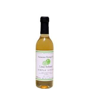 Sonoma Syrup Co., No.9 Lime Infused Simple Syrup, 12.7 Ounce Bottle 