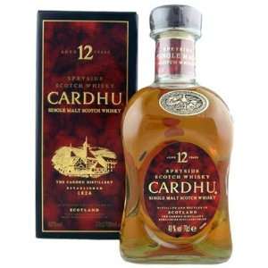  Cardhu 12Yr Single Malt Scotch Whisky 750ml Grocery 
