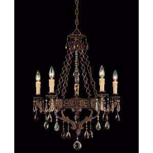 Savoy House 1 1452 5 56 Boutique   Five Light Chandelier, New Tortoise 