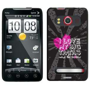  Save the Tatas   Big Ta tas design on HTC Evo 4G Case 