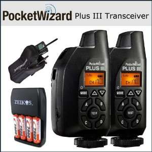  Pocket Wizard 2 801 130 Plus III Transceiver + G WIZ Case 