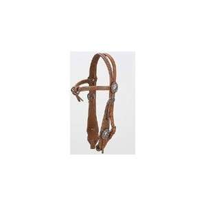  Studs Accented Leather Headstall Model CZ HS109 Sports 