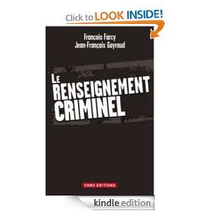 Le renseignement criminel (Arès) (French Edition) François Farcy 