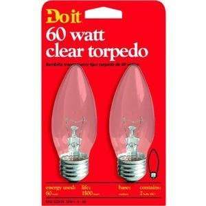  60w Clear Torpedo Bulb