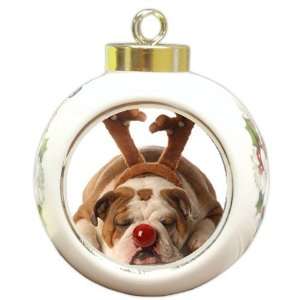  Bull Dog Christmas Holiday Ornament