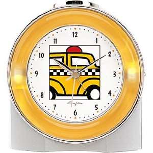  New York NY Yellow Taxi Cab Yellow Neonique Alarm Clock 