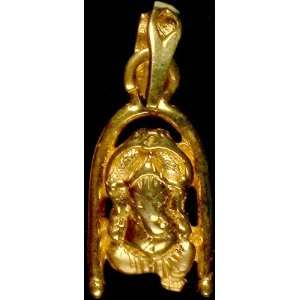 Shri Ganesha on a Swing   18 K Gold 