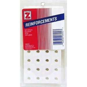   Reinforcement Self Stick Permanent White Labels, 544 Count (6 Pack