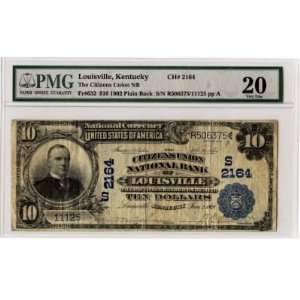  1902 $10 Large Size National Currency Note CH#2164 